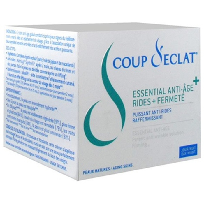 Photo de Coup d'eclat crème essential anti-âge rides & fermeté - 50ml Coup eclat Coup d'eclat crème essential anti-âge rides & fermeté - 50ml Coup eclat-206129