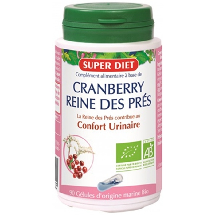 Photo de Cranberry - reine des pres bio - 90 gélules Super diet Cranberry - reine des pres bio - 90 gélules Super diet-11095