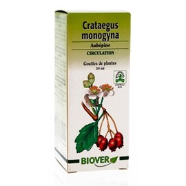 Crataegus monogyna (aubépine) bio - 50.0 ml - gouttes de plantes - teintures mères - biover Contre la fatigue-8957