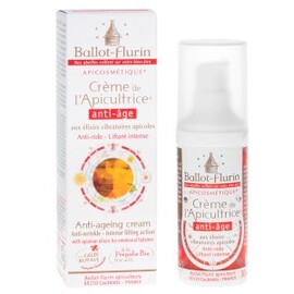 Crème de l'apicultrice Anti-âge bio - 30.0 ml - Apicosmétique - Ballot flurin Aux élixirs vibratoires apicoles anti-ride – liftant intense-11516