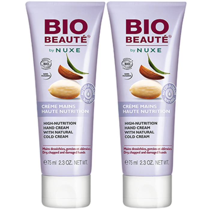 Photo de Crème mains haute nutrition 2x50ml Bio beaute by nuxe Crème mains haute nutrition 2x50ml Bio beaute by nuxe-205818