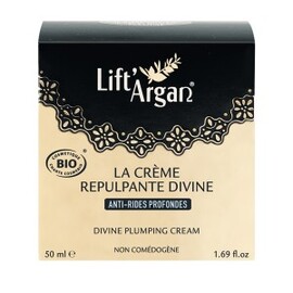 Crème repulpante divine anti-rides profondes bio - pot 50 ml - divers - lift'argan -189490