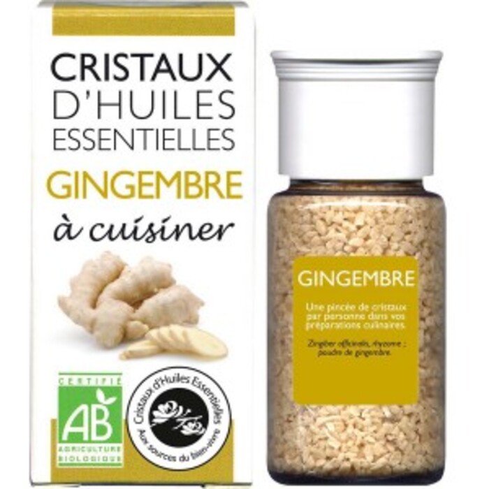 Photo de Cristaux d'huiles essentielles gingembre - flacon 20 g Florisens Cristaux d'huiles essentielles gingembre - flacon 20 g Florisens-135805