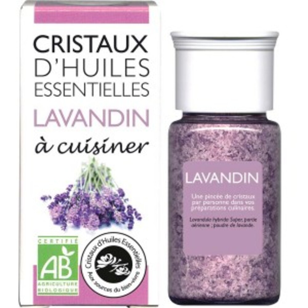 Photo de Cristaux d'huiles essentielles lavandin - flacon 20 g Florisens Cristaux d'huiles essentielles lavandin - flacon 20 g Florisens-135804