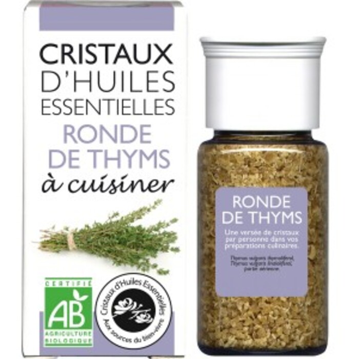 Photo de Cristaux d'huiles essentielles thym - flacon 20 g Florisens Cristaux d'huiles essentielles thym - flacon 20 g Florisens-135811