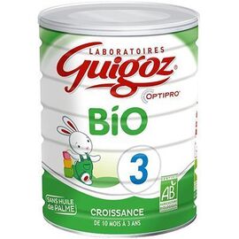Croissance lait en poudre 10 mois à 3ans bio 800g - guigoz -216897