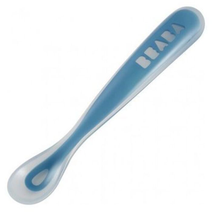 Photo de Cuillère soft silicone 1er repas bleu Beaba Cuillère soft silicone 1er repas bleu Beaba-221936