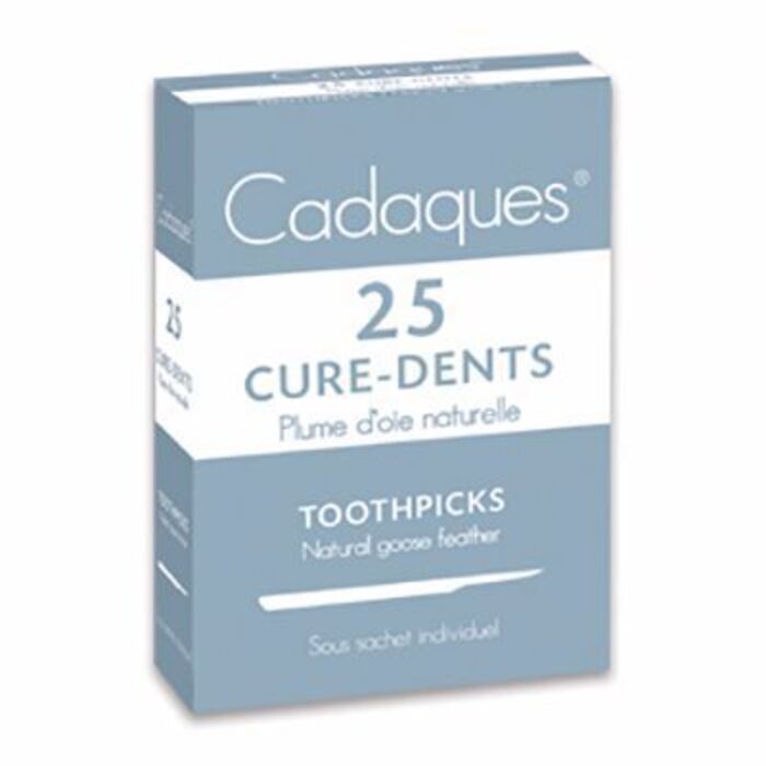 Cure-dents en plume d'oie naturelle x25 Cadaques-215137