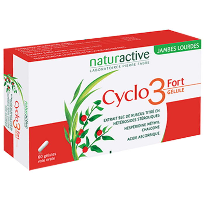 Photo de Cyclo 3 fort jambes lourdes 60 gélules Naturactive Cyclo 3 fort jambes lourdes 60 gélules Naturactive-192476