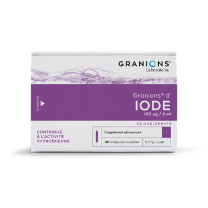 Photo de D'iode 30 ampoules Granions D'iode 30 ampoules Granions-195284