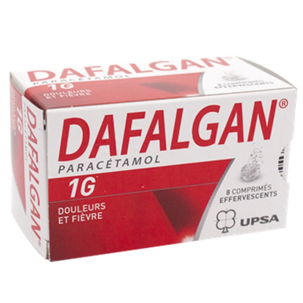 Photo de Dafalgan 1g - 8 comprimés effervescents Upsa Dafalgan 1g - 8 comprimés effervescents Upsa-192185