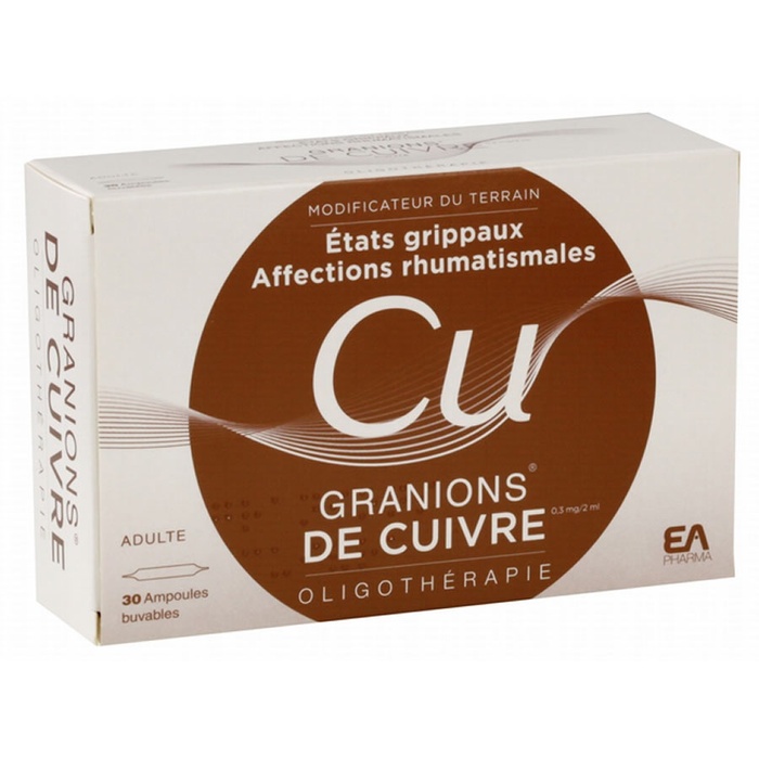 Photo de De cuivre 0,3mg/ Granions De cuivre 0,3mg/ Granions-192799