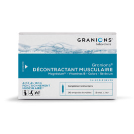Décontractant Musculaire 30 ampoules - Granions -142097
