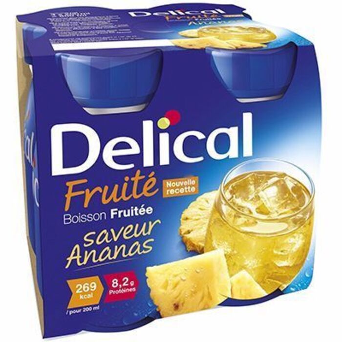 Photo de Delical boisson fruitée ananas lot de 4 bouteilles x 200ml Délical Delical boisson fruitée ananas lot de 4 bouteilles x 200ml Délical-216683