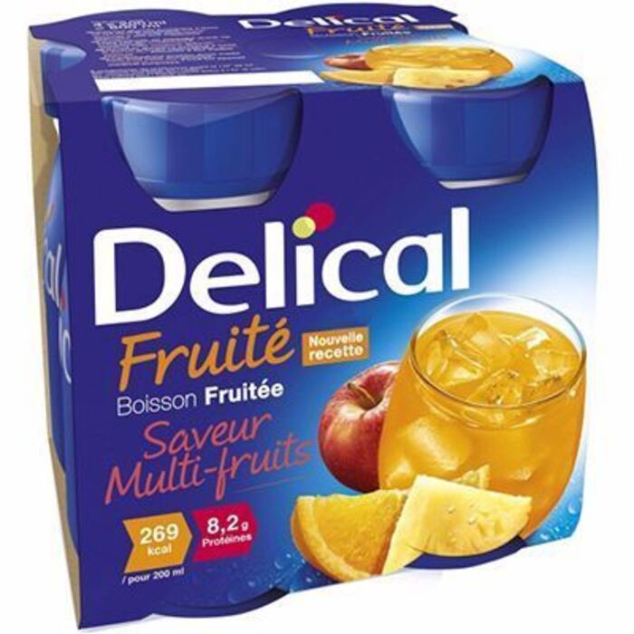 Photo de Delical boisson fruitée multi-fruits lot de 4 bouteilles x 200ml Délical Delical boisson fruitée multi-fruits lot de 4 bouteilles x 200ml Délical-216684