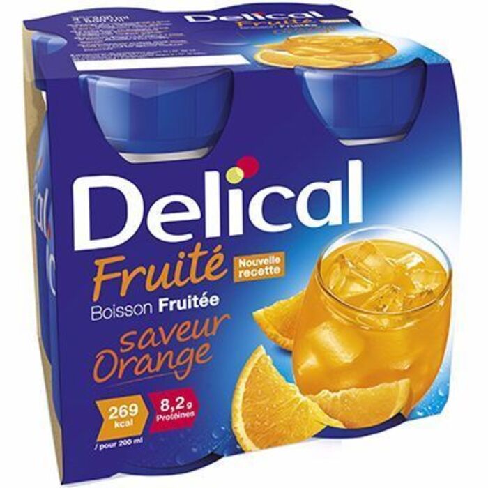 Photo de Delical boisson fruitée orange lot de 4 bouteilles x 200ml Délical Delical boisson fruitée orange lot de 4 bouteilles x 200ml Délical-216685