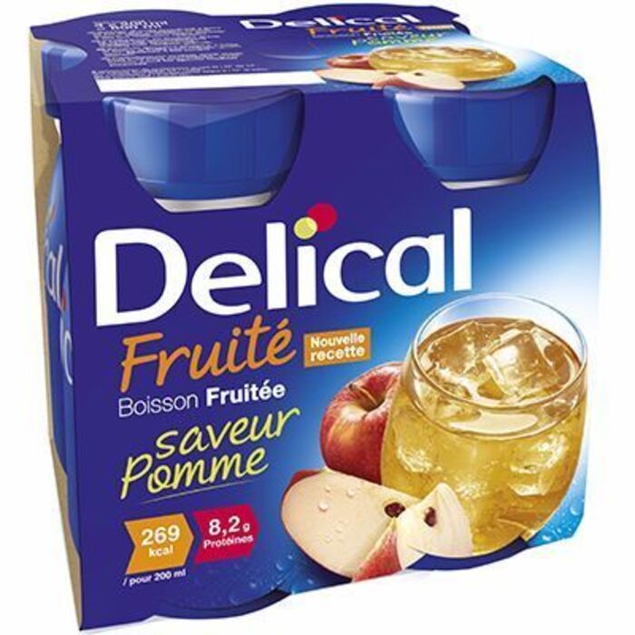 Photo de Delical boisson fruitée pomme lot de 4 bouteilles x 200ml Délical Delical boisson fruitée pomme lot de 4 bouteilles x 200ml Délical-216686