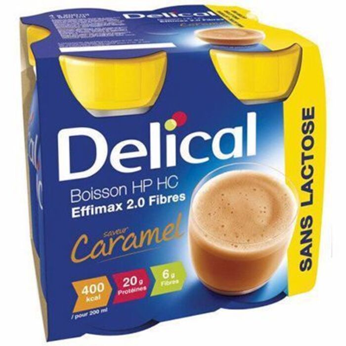 Photo de Delical boisson hp hc effimax 2.0 fibres caramel lot de 4 bouteilles x 200ml Délical Delical boisson hp hc effimax 2.0 fibres caramel lot de 4 bouteilles x 200ml Délical-149453