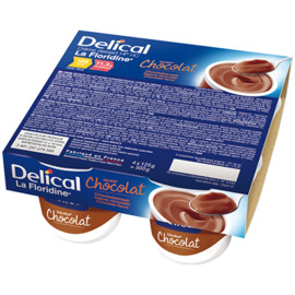 Delical crème dessert hp hc la floridine chocolat pack 4 pots x 200g - 800.0 g - délical -149349