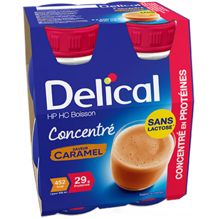 Photo de Delical hp hc boisson concentré caramel 4x200ml Délical Delical hp hc boisson concentré caramel 4x200ml Délical-228050