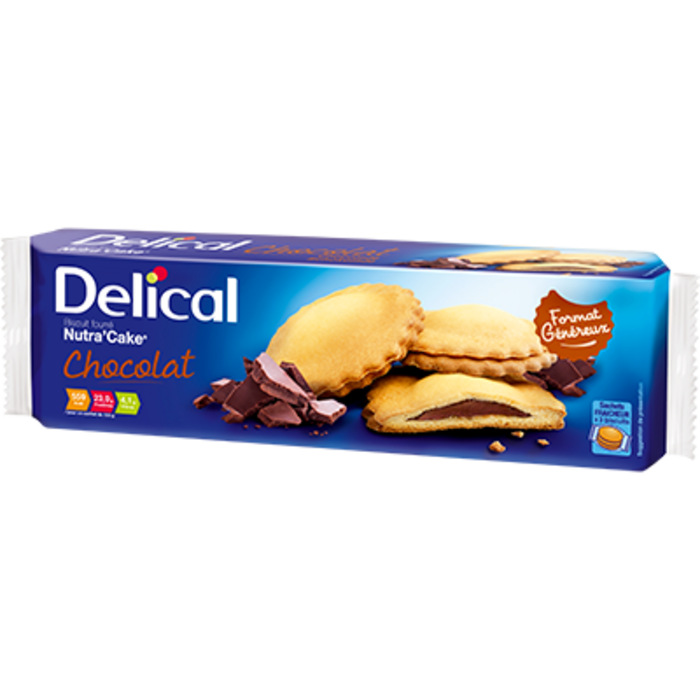 Delical nutra'cake chocolat 3x3 biscuits Délical-228060