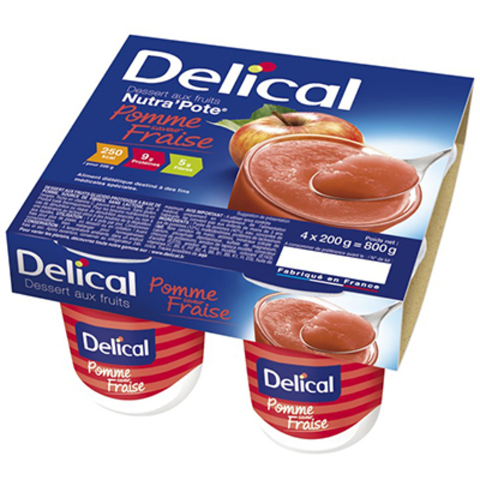 Photo de Delical nutra pote fraise 4x200g Délical Delical nutra pote fraise 4x200g Délical-149492