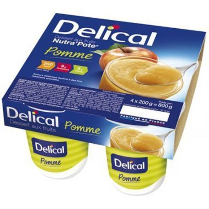 Photo de Delical nutra pote pomme 4x200g Délical Delical nutra pote pomme 4x200g Délical-149489