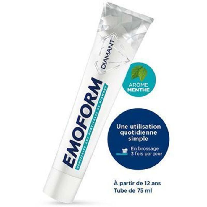 Photo de Dentifrice diamant 75ml Emoform Dentifrice diamant 75ml Emoform-210724