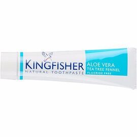 Dentifrice naturel sans fluor aloé vera tea tree fenouil 100ml - kingfisher -215171