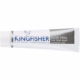 Dentifrice naturel sans fluor aloé vera tea tree menthe 100ml - kingfisher -215172