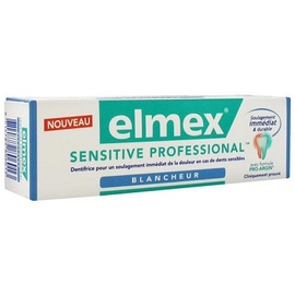 Dentifrice  sensitive professional dents sensibles blancheur - 75.0 ml - dentifrice - elmex -144830
