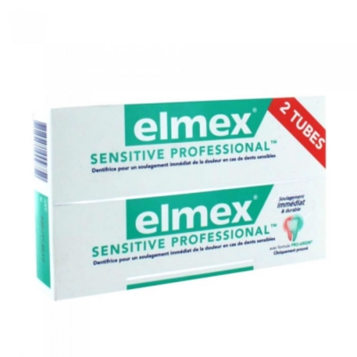 Dentifrice  sensitive professional dents sensibles (pack vert)  lot de 2 Elmex-191953
