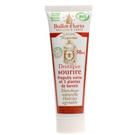 Dentifrice sourire bio - 30.0 ml - Apithérapie - Ballot flurin Blancheur naturelle des dents-11556