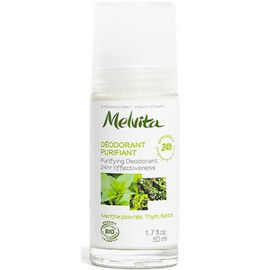 Déodorant Purifiant Efficacité 24h Bio 50ml - déodorants sans sel d’aluminium ni paraben - Melvita -213454
