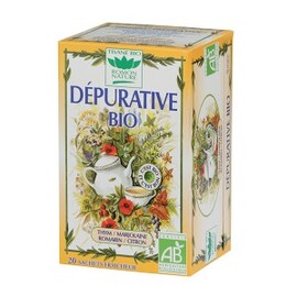 Dépurative - 20.0 unites - Tisanes complexes bio - Romon nature Citronnelle / Romarin Thym / Radis noir-16169
