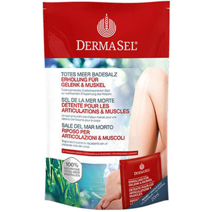 Photo de Dermasel sel de la mer morte détente pour les articulations & muscles 500g Dermasel Dermasel sel de la mer morte détente pour les articulations & muscles 500g Dermasel-225344