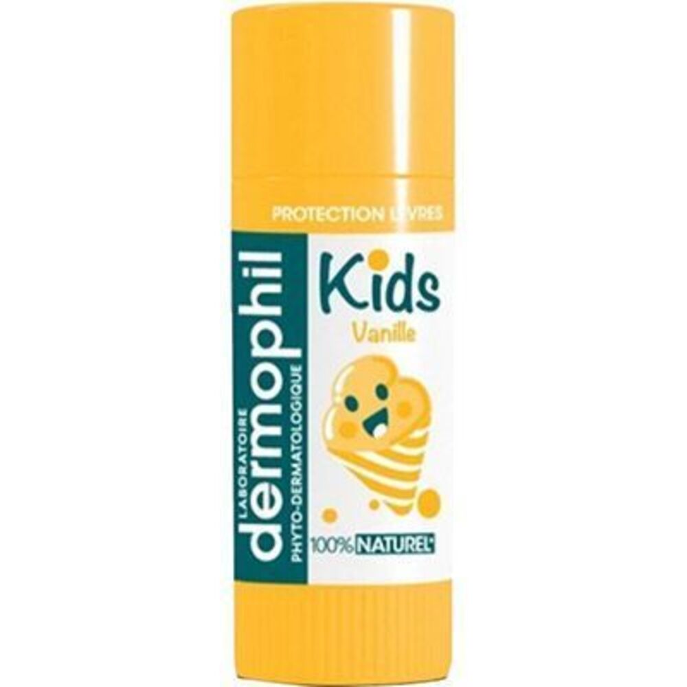 Photo de Dermophil indien kids stick lèvres 100% naturel vanille 4g Dermophil indien Dermophil indien kids stick lèvres 100% naturel vanille 4g Dermophil indien-219305