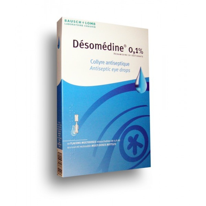 Photo de Desomedine 0,1% collyre - 10 doses Bausch & lomb Desomedine 0,1% collyre - 10 doses Bausch & lomb-192854