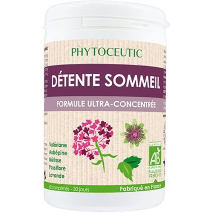Photo de Détente sommeil 60 comprimés Phytoceutic Détente sommeil 60 comprimés Phytoceutic-8180