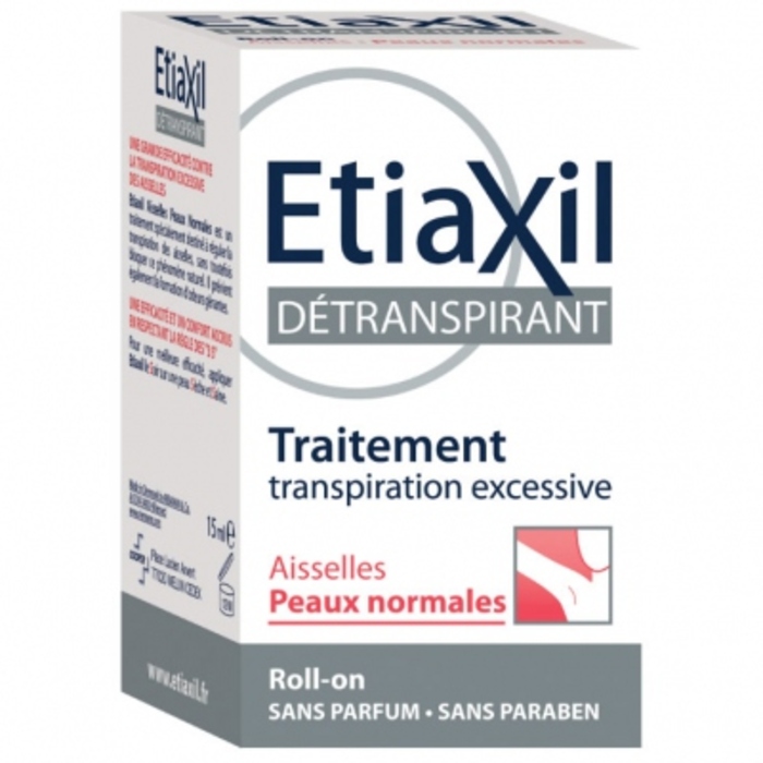 Détranspirant aisselles peaux normales - roll-on Etiaxil-145634