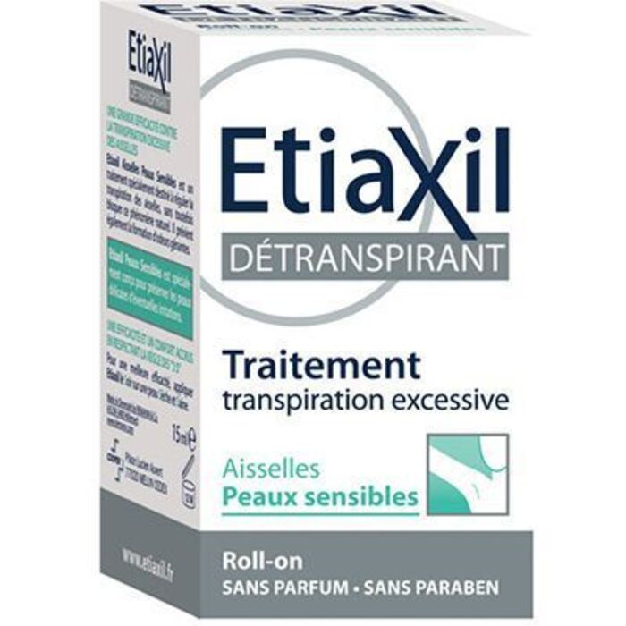 Détranspirant aisselles peaux sensibles - roll-on Etiaxil-229100