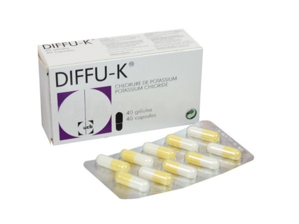 Photo de Diffu k 600mg - 40 gélules Ucb pharma Diffu k 600mg - 40 gélules Ucb pharma-192337