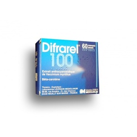 DIFRAREL 100mg - 60 comprimés - LABORATOIRES LEURQUIN MEDIOLANUM -192495