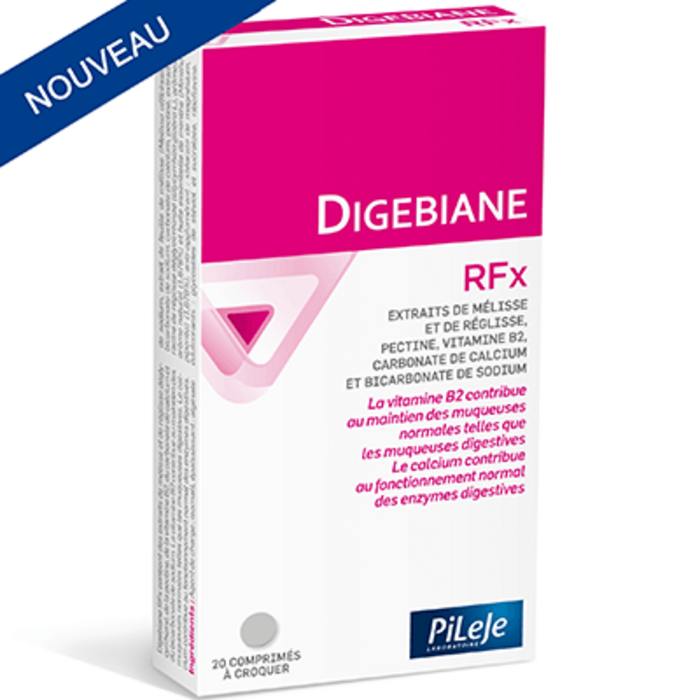 Photo de Digebiane rfx 20 comprimés Pileje Digebiane rfx 20 comprimés Pileje-227893