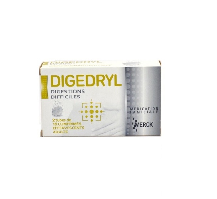 Photo de Digedryl - 2 x 15 comprimés effervescents Merck Digedryl - 2 x 15 comprimés effervescents Merck-193083
