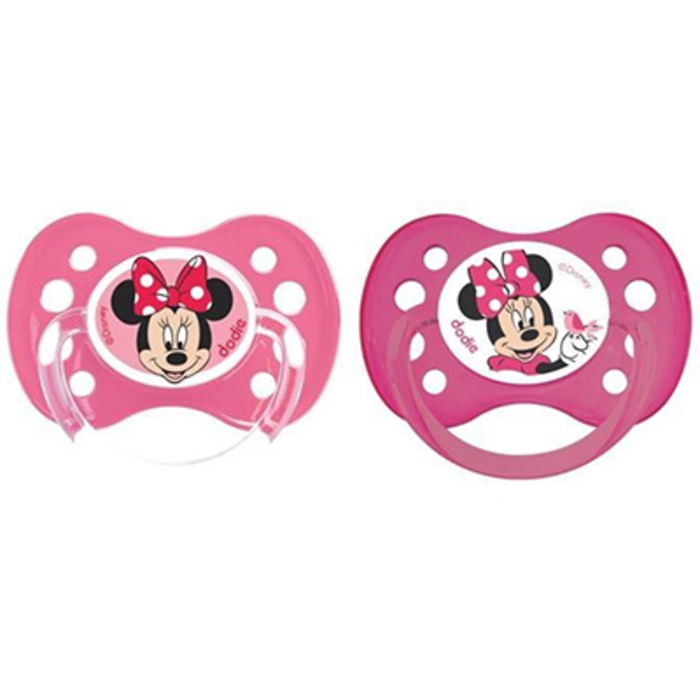 Disney baby 2 sucettes anatomiques silicone +6mois Dodie-213859