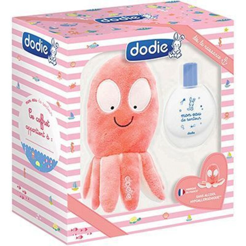 Photo de Dodie coffret mon eau de senteur doudou pieuvre Dodie Dodie coffret mon eau de senteur doudou pieuvre Dodie-223329