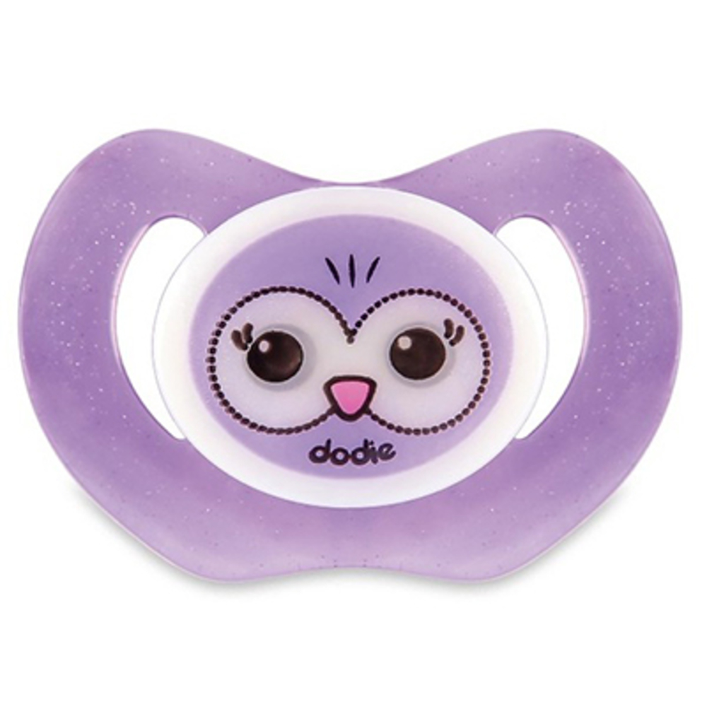 Photo de Dodie sucette physiologique silicone nuit +18 m hibou violet p48 Dodie Dodie sucette physiologique silicone nuit +18 m hibou violet p48 Dodie-210546