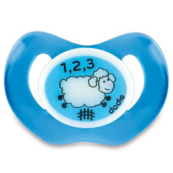 Photo de Dodie sucette physiologique silicone nuit mouton bleu +18m p48 Dodie Dodie sucette physiologique silicone nuit mouton bleu +18m p48 Dodie-221650