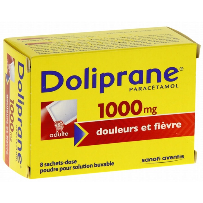 Photo de Doliprane 1000mg - 8 sachets-dose Sanofi Doliprane 1000mg - 8 sachets-dose Sanofi-192228